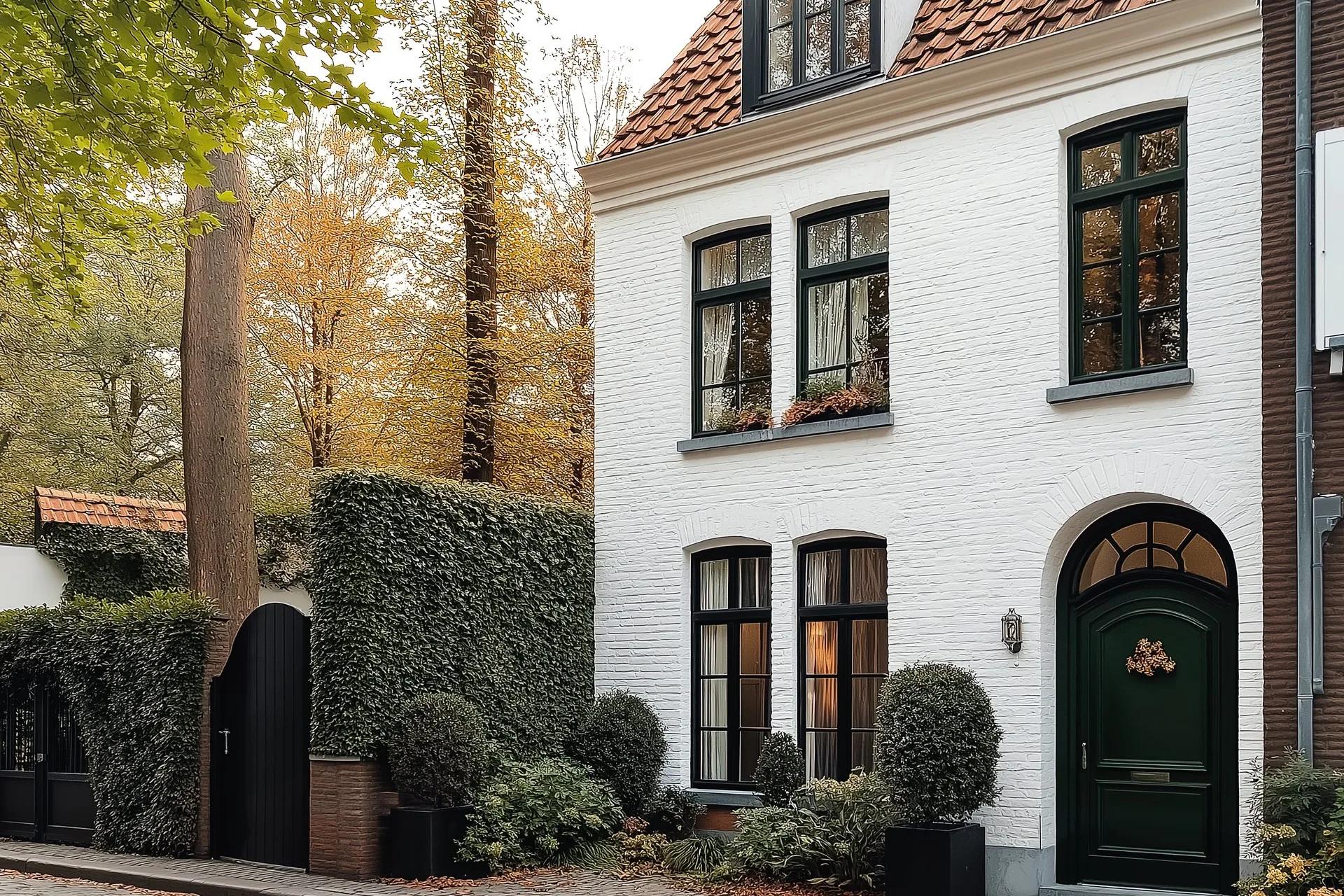 Charming home along a tree-lined street in a Northern Illinois community
